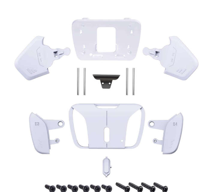 PS5 Dualsense Back Paddle Spare Paddle Kit K1 K2 K3 K4 White