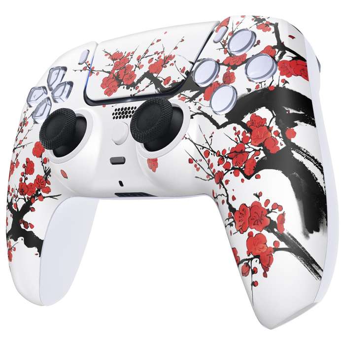 PS5 Dualsense Controller Front Shell With Touchpad Winter Blossom