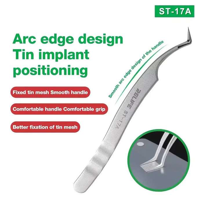 Relife Ultra-Precision IC Chip Tin Positioning Tweezers
