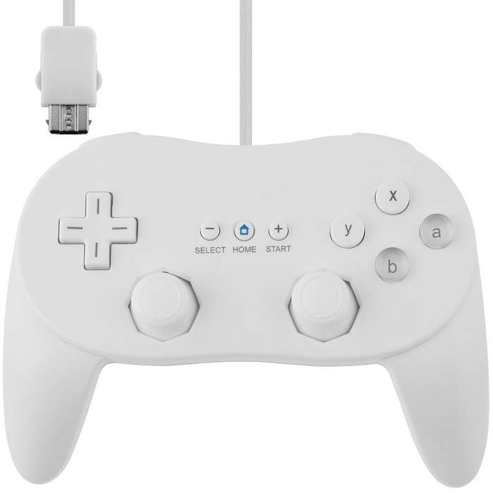 Wii / Wii U Classic Controller Pro White