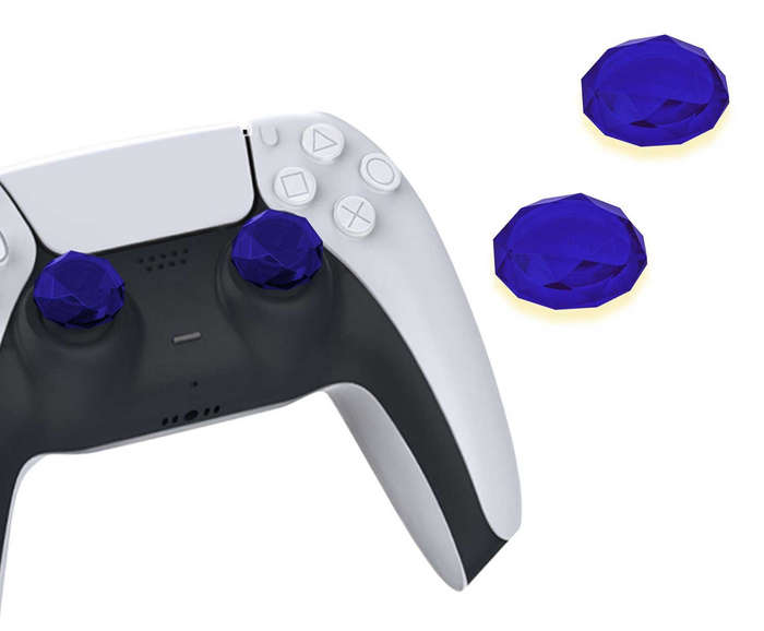 PS5 DUALSENSE CONTROLLER THUMBCAPS DIAMOND BLUE
