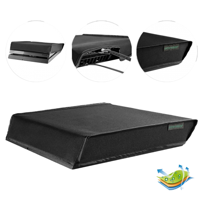 PS4 Console Black Nylon Dust Guard Cover