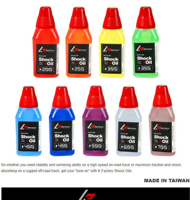 K-Factory Shock Oil 70ml/2.5oz #450 ("K6310-450") - K-Factory 0.10kg