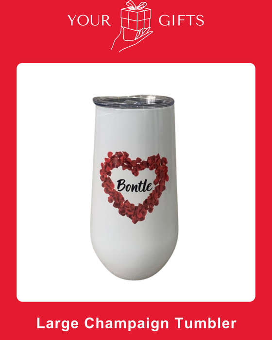 Heart Large Champagne Tumbler