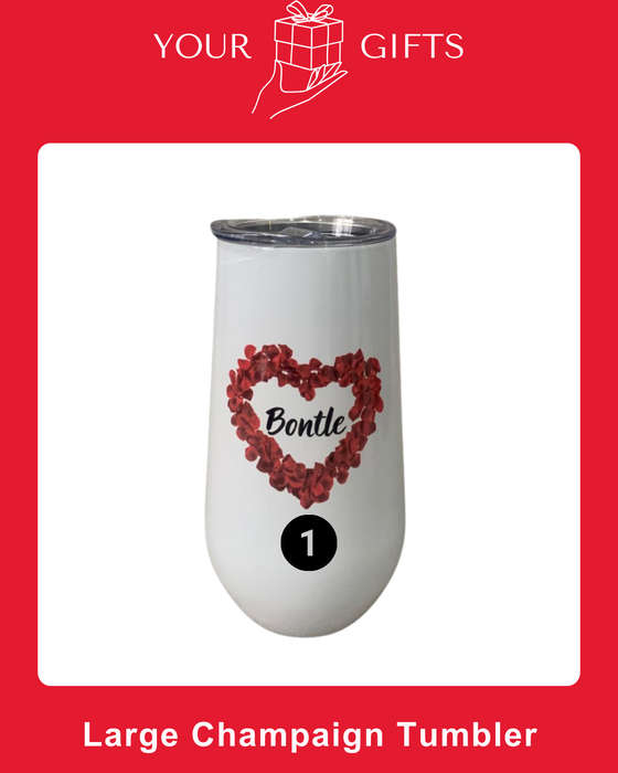 Heart Large Champagne Tumbler