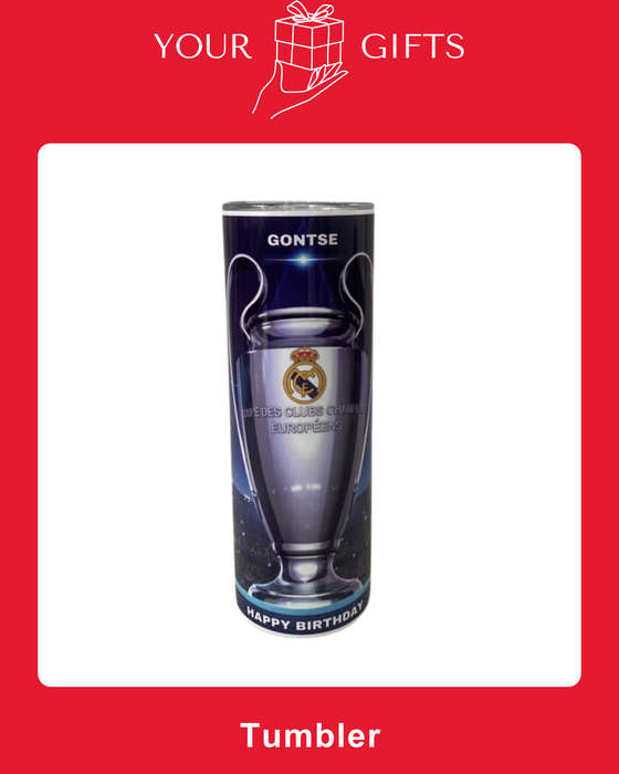 Real Madrid UCL Tumbler