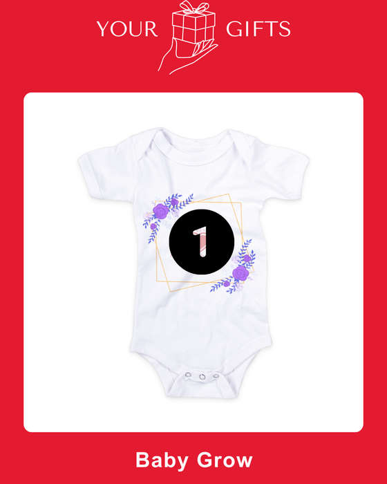 3-6 Months Custom Baby Grow