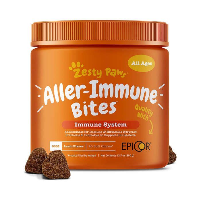 Zesty Paws Gut and Immune pack (Allerimmune + Probiotics)