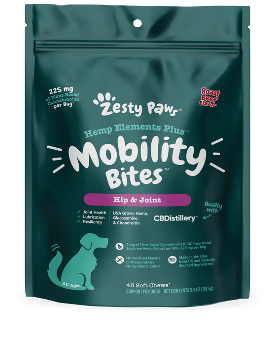 Hemp Elements Plus Mobility Bites for Dogs