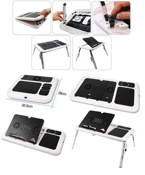 E-TABLE â LAPTOP TABLE WITH USB COOLING PAD | YSL Moments