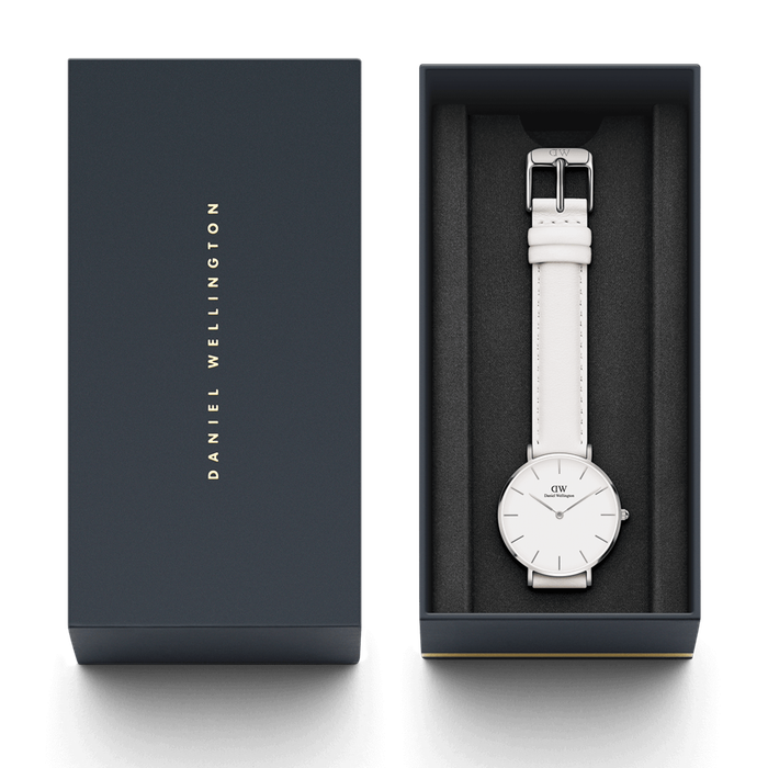 Daniel Wellington Women's Watch - Bondi White Leather (DW00100250)
