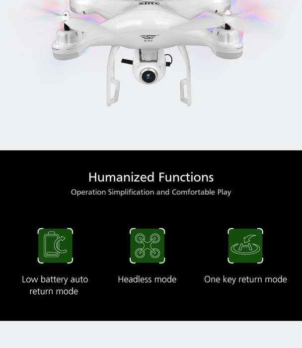 Drones - S-SERIES S20W Double GPS Dynamic Follow WIFI FPV