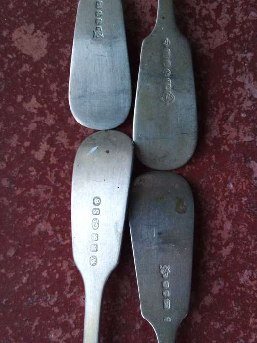 Sterling silver forks x 4