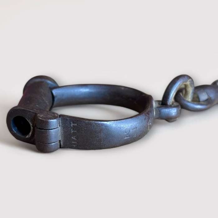 Antique Hiatt Handcuffs circa 1800s