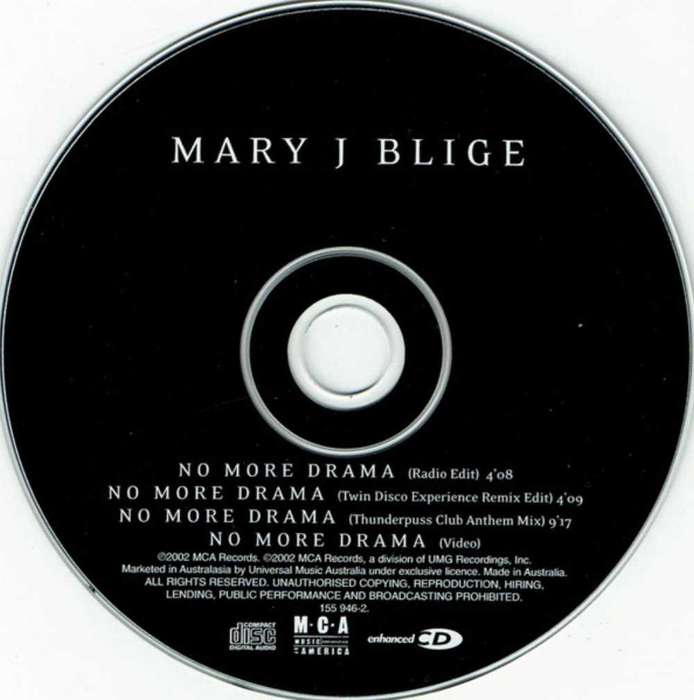 Mary J Blige  No More Drama (2002, CD)