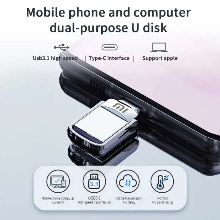 Xiaomi 2TB USB3.1 - USB Type C flash drive