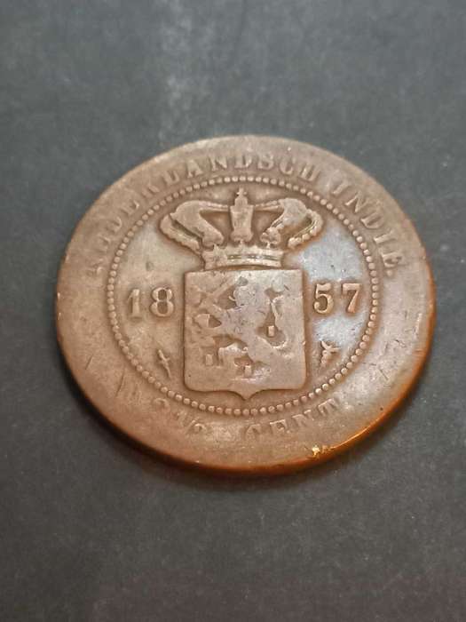 1857 Netherlandsch Indie 2 1/2 Cent