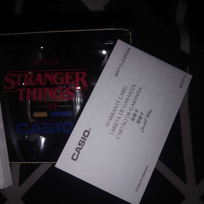CASIO VINTAGE STRANGER THINGS COLLABORATION LIMITED EDITION - A120WEST-1ADR