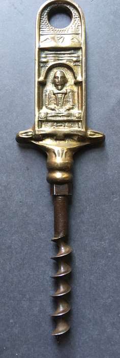 Vintage 1930s Shakespeare Brass  Bottle Opener