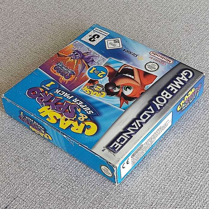 Crash & Spyro Super Pack Volume 1 Gameboy Advance Gba