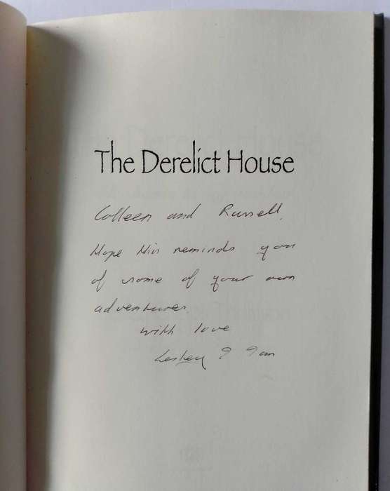 The Derelict House - Elephants in my garden by Lesley Cripps Thomson