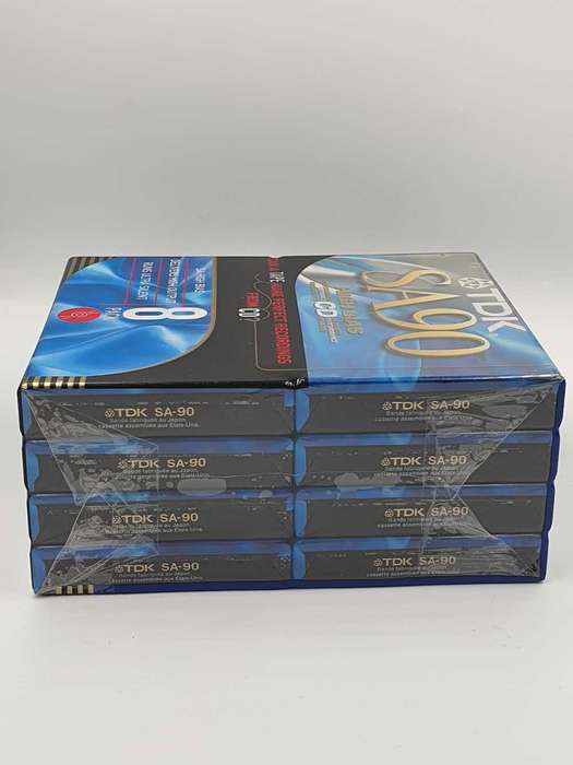 TDK SA 90 High Bias Cassette Tapes  Brand New, Sealed 8-pack