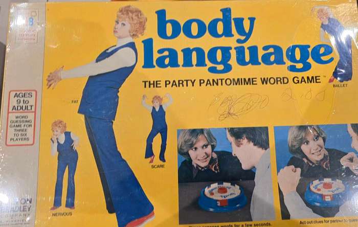 Body Language a popular vintage US board game - still wrapped