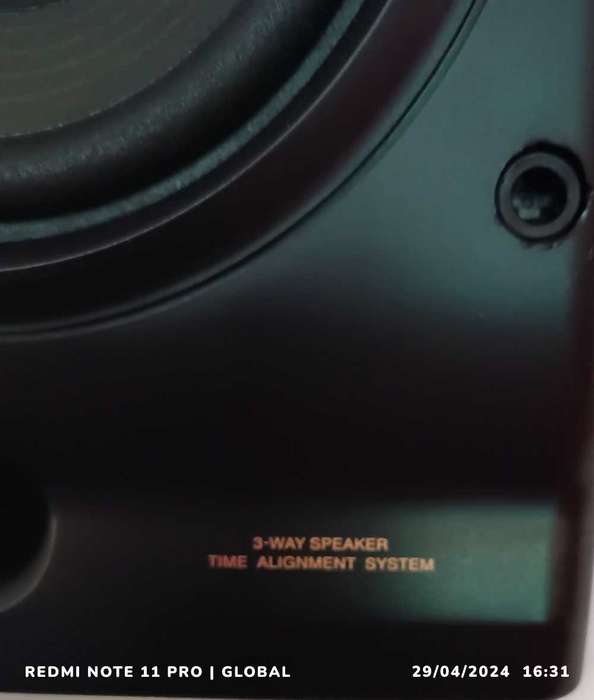 Sony bookshelf speakers left and right 3 way.