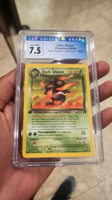 Graded pokemon card