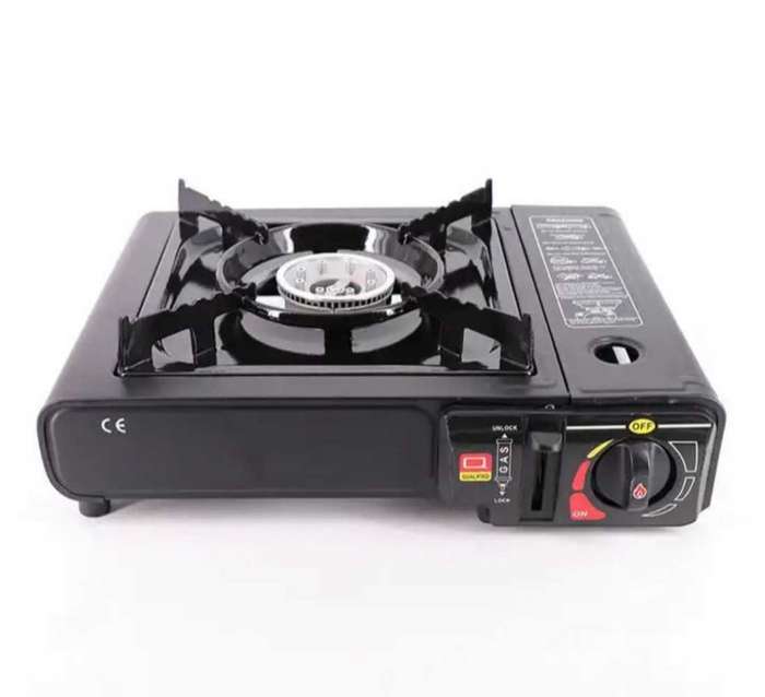 Aruif - Portable Camping Gas Stove with Travel Case (Dual Power Source)