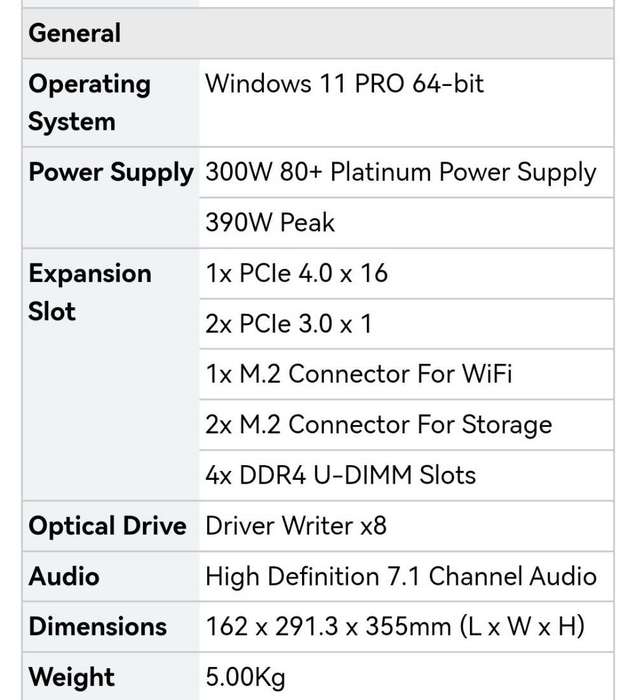 i5 11400 - ASUS Expertcenter D7 Mini-Tower