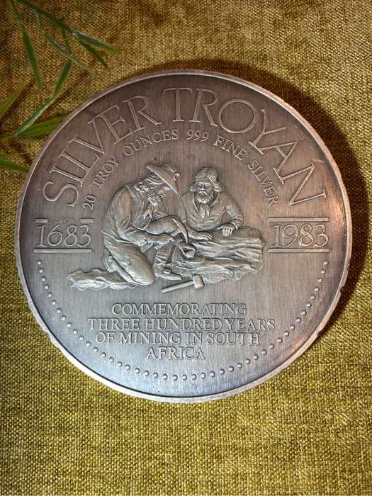 Silver Troyan Commemorating Fine Silver Coin