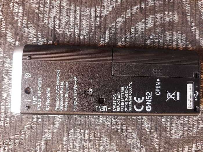 Panasonic RR-US470 voice recorder