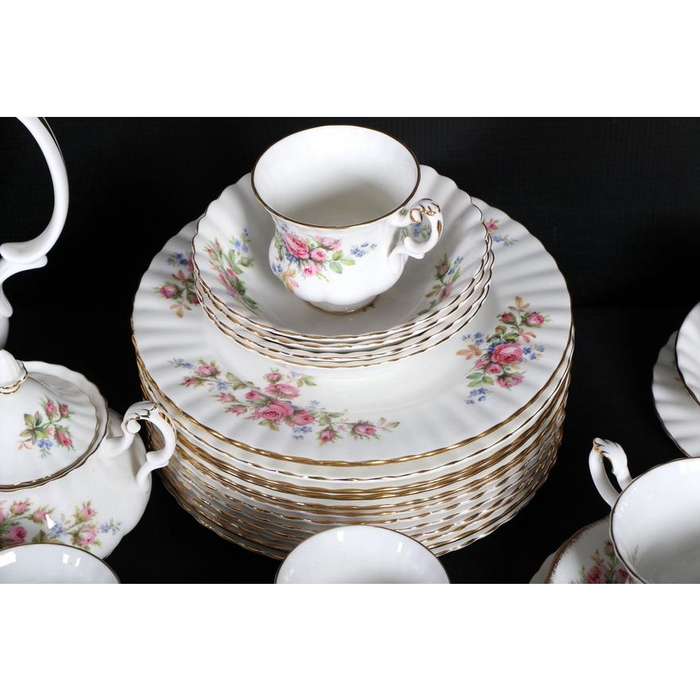 Royal Albert Moss Rose Pattern Service