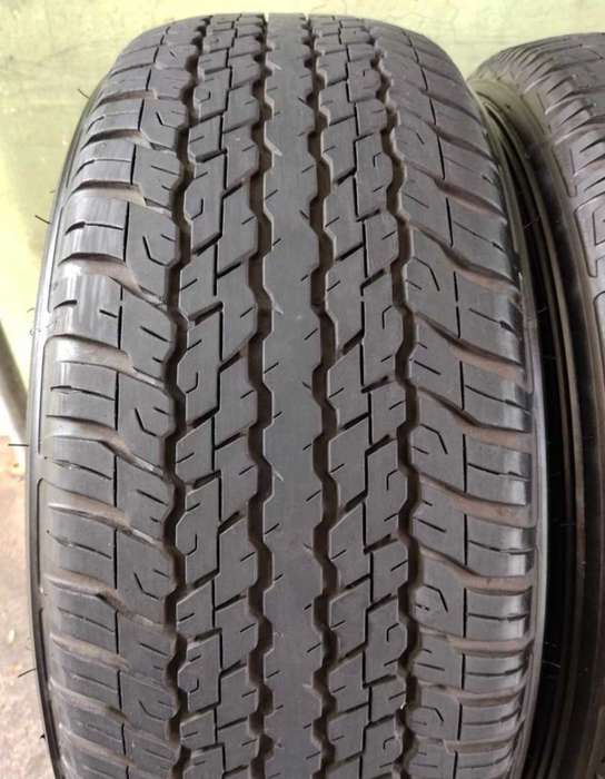 265/60/18 Dunlop Grandtrek All Terrain tyres. 80% life