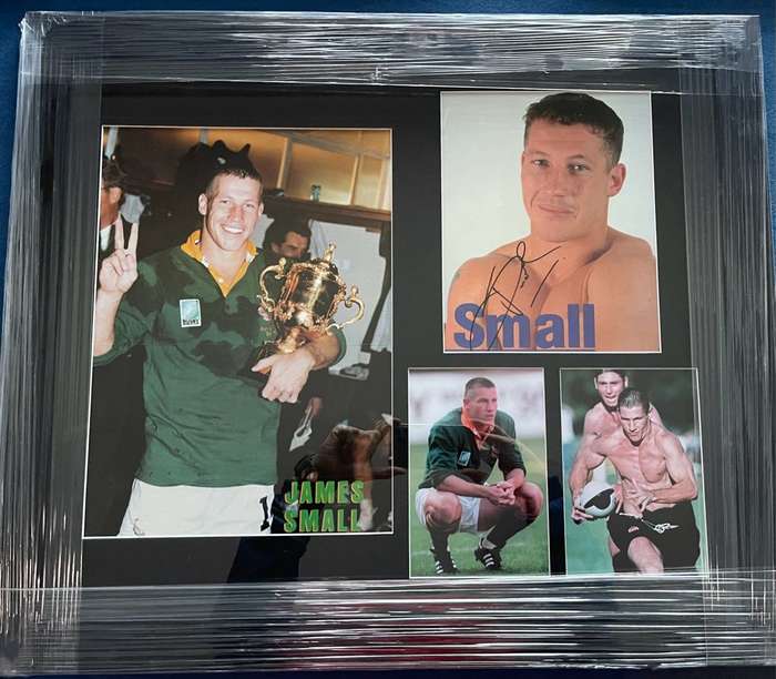 Rugby Frame Signed James Small
