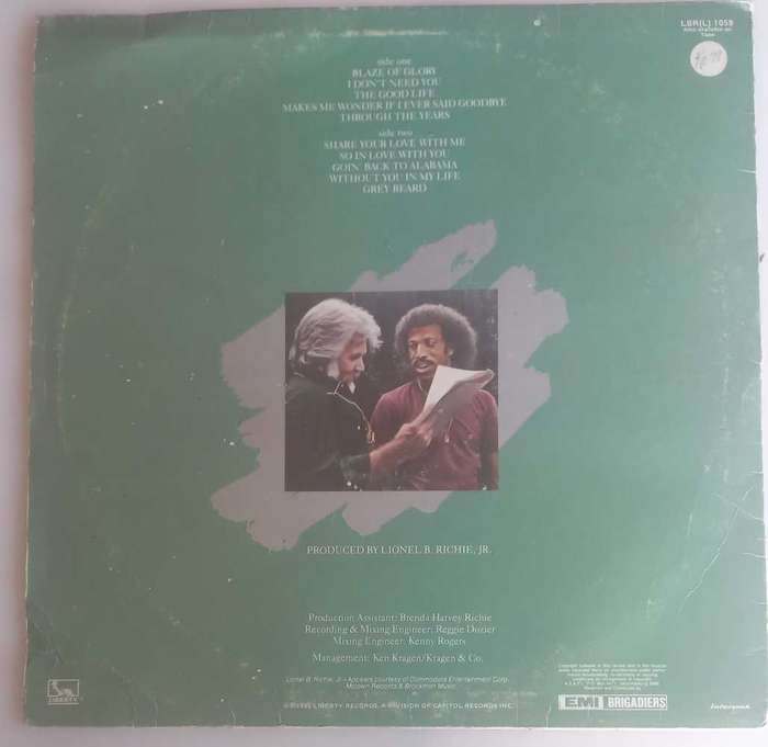 Kenny Rogers - Share your love LP