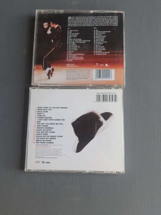 Michael Jackson CD`s x 2