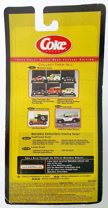 MATCHBOX COCA-COLA COLLECTIBLES