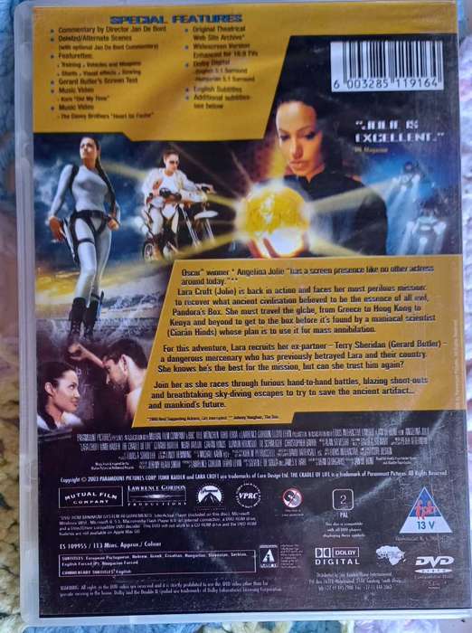 Tomb Raider The cradle of life dvd