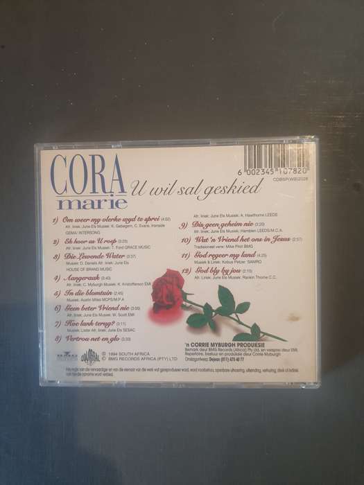 Cora Marie - U wil sal geskied (CD)