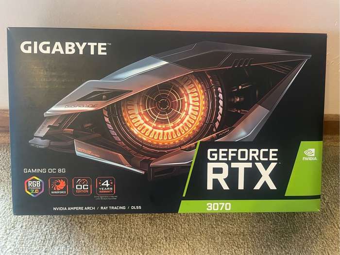 nVIDIA GEFORCE RTX 3070