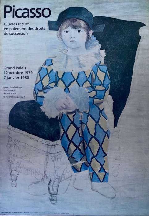 Mounted 1979 Pablo Picasso `Grand Palais` Poster
