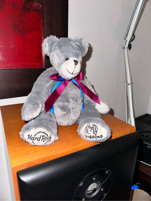 Limited Edition John Lennon Hard Rock Cafe Imagine There's No Hunger Teddy Bear