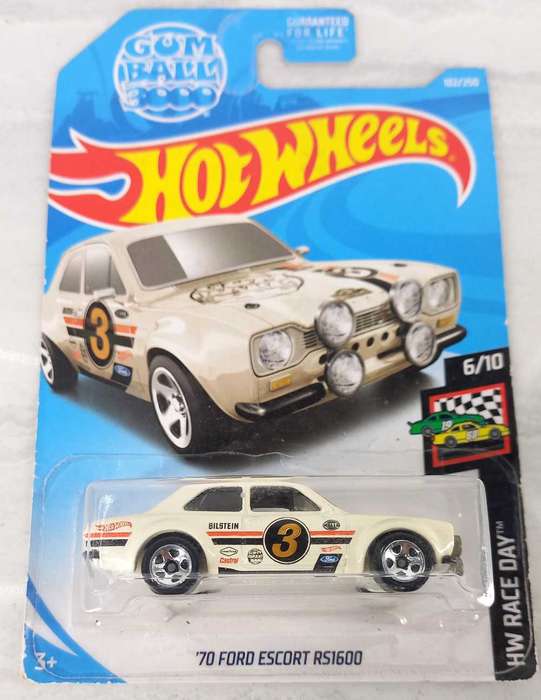 Hotwheels Ford Escort RS1600 Gumball 3000