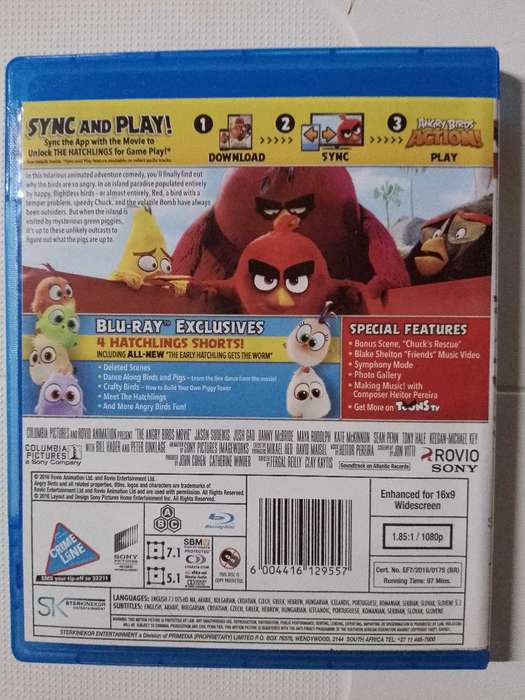 The Angry Birds Movie on Blu-ray
