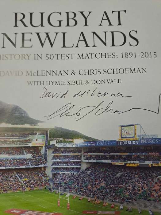 RUGBY AT NEWLANDS.  Signed copy