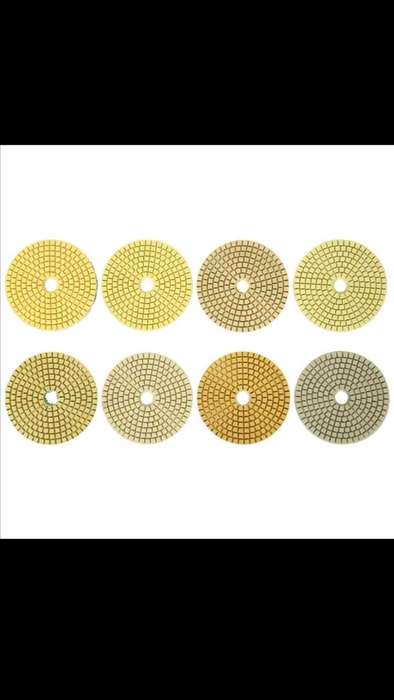 10pcs 4 Inch Diamond Polishing Pads Set Polishing Pad Kit 50*2/100/200/400/800/1500/3000/6000 grit