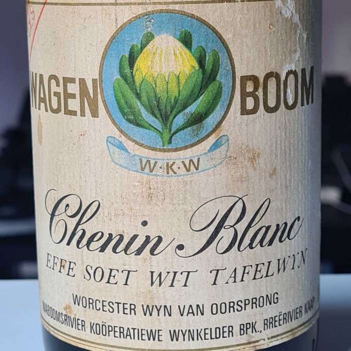 Collector`s vintage wine. Vintage 1984