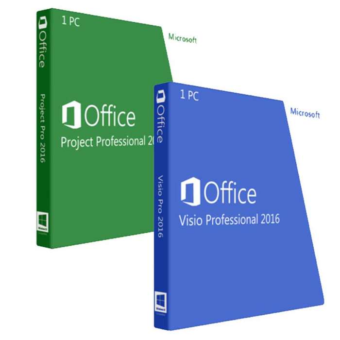 Microsoft Visio Pro 2016 + Project Pro 2016